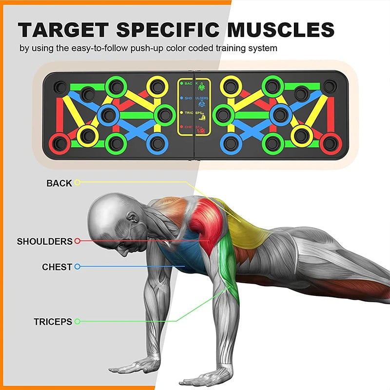 Adjustable Push-Up Board - Chest Expansion 