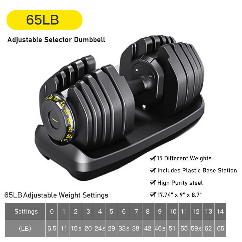 All in One Adjustable Dumbbells