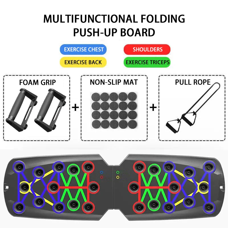 Adjustable Push-Up Board - Chest Expansion 