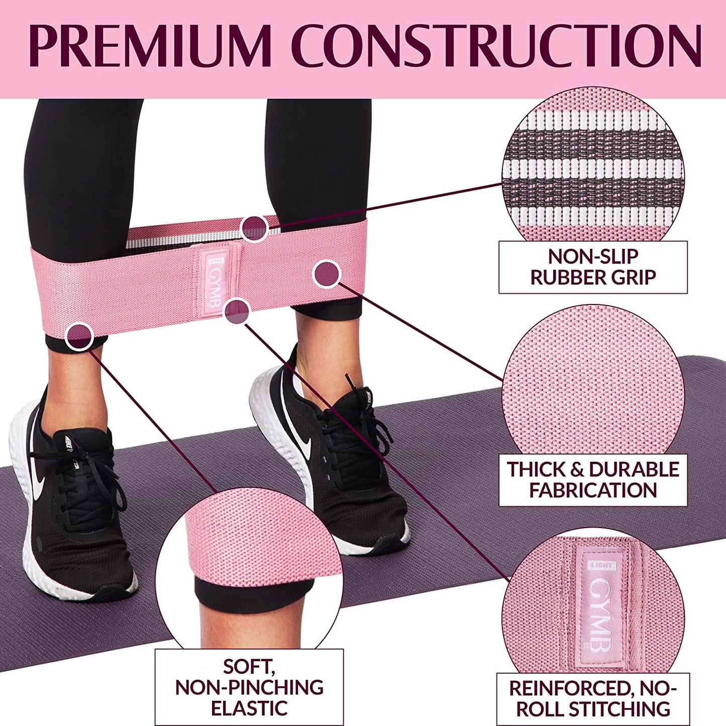 Gymb - Premium Yoga Resistance Bands 