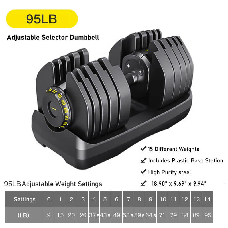 All in One Adjustable Dumbbells