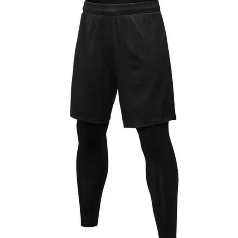 Men'S 2 in 1 Fitness Shorts